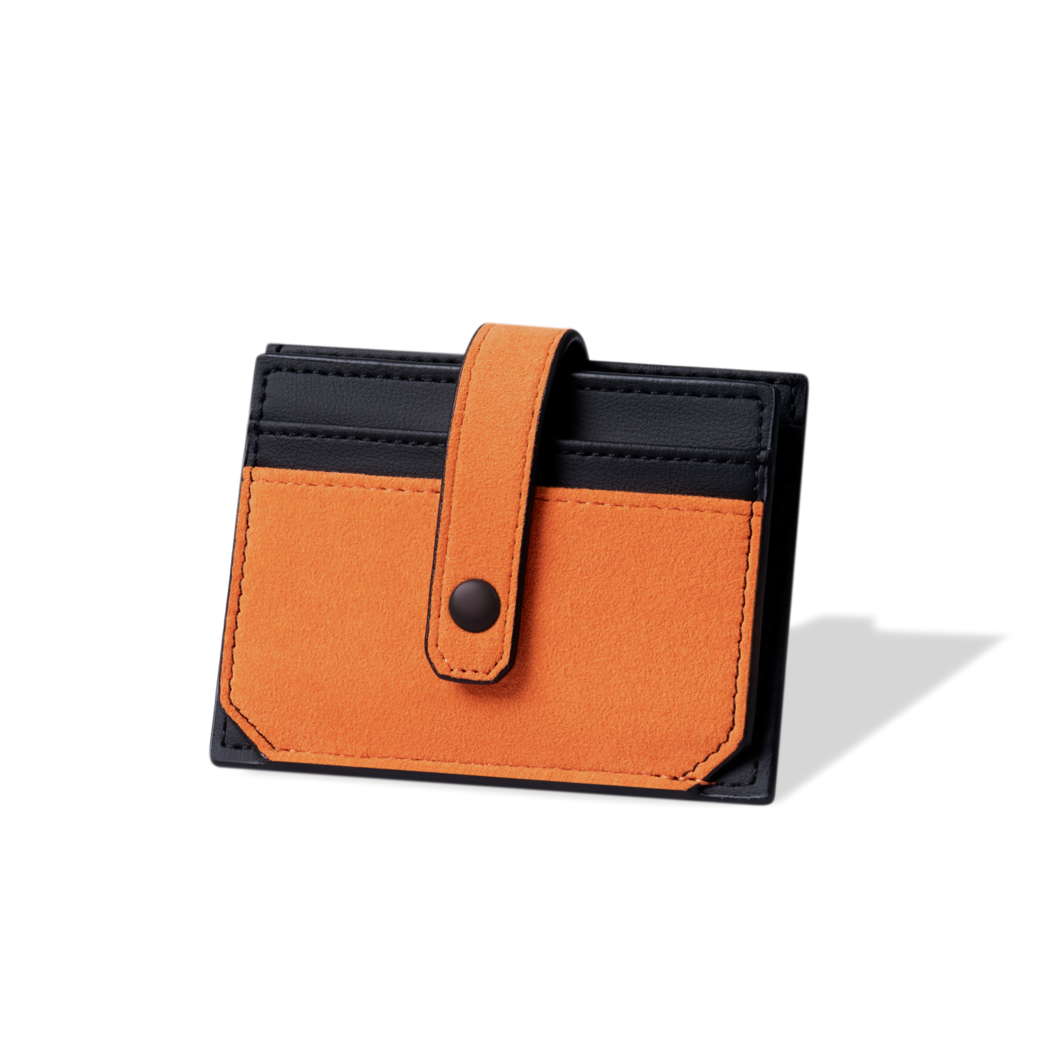 RFID-Blocking Alcantara Slim Wallet MVST#color_orange