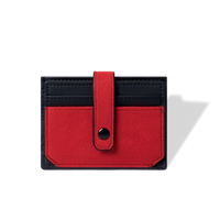 RFID-Blocking Alcantara Slim Wallet MVST#color_red