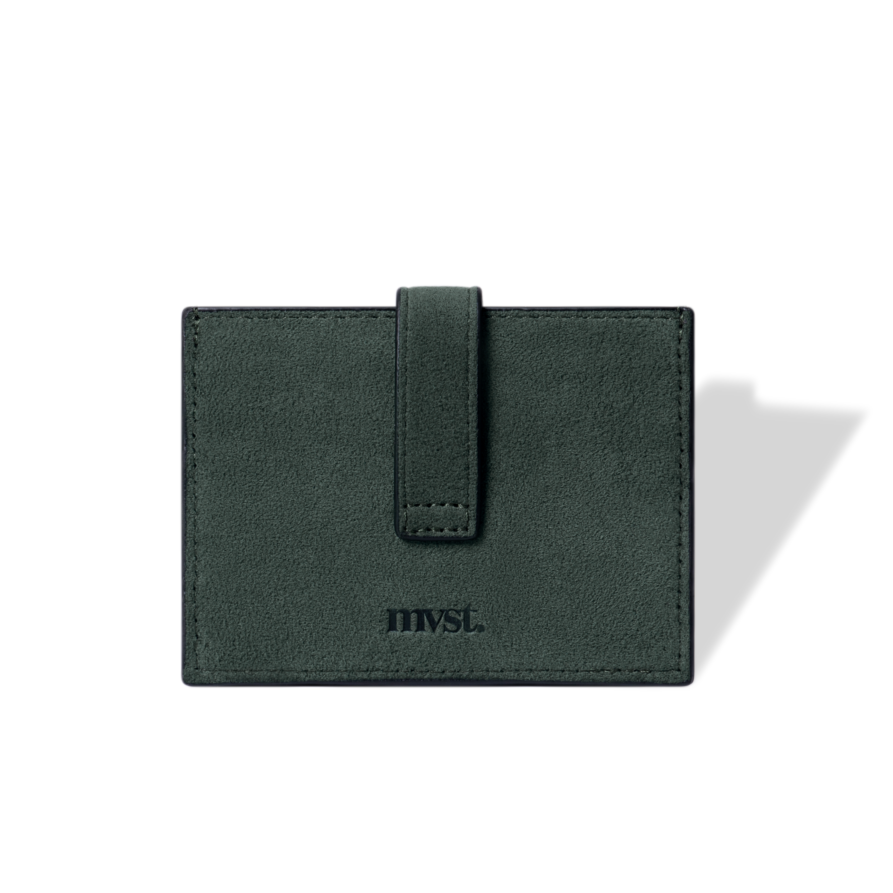 RFID-Blocking Alcantara Slim Wallet MVST#color_green