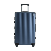 SPACE Aluminum Suitcase Navy MVST