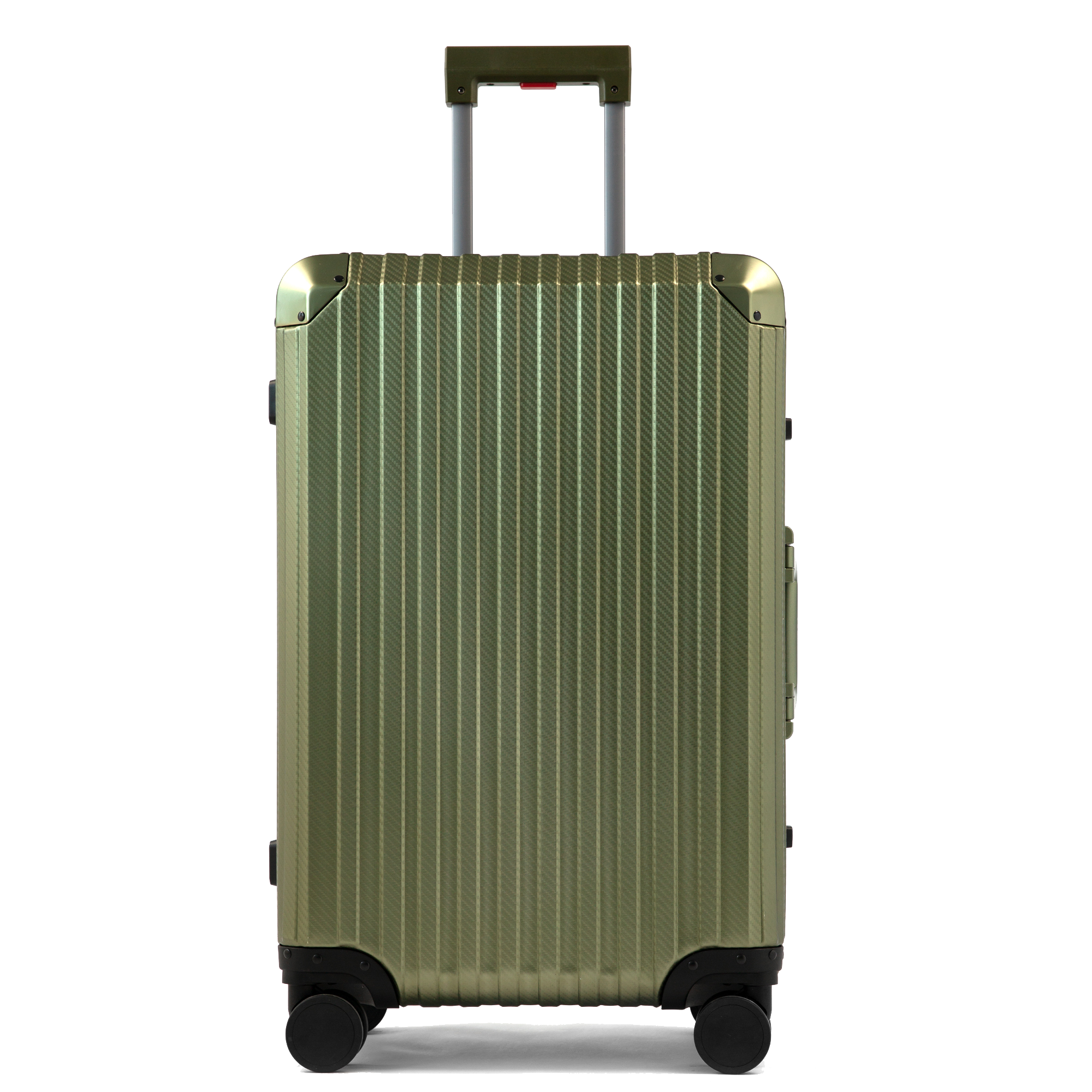 TREK Aluminum Suitcase Army Green MVST