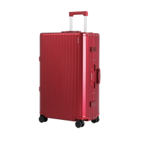 SPACE Aluminum Suitcase Red