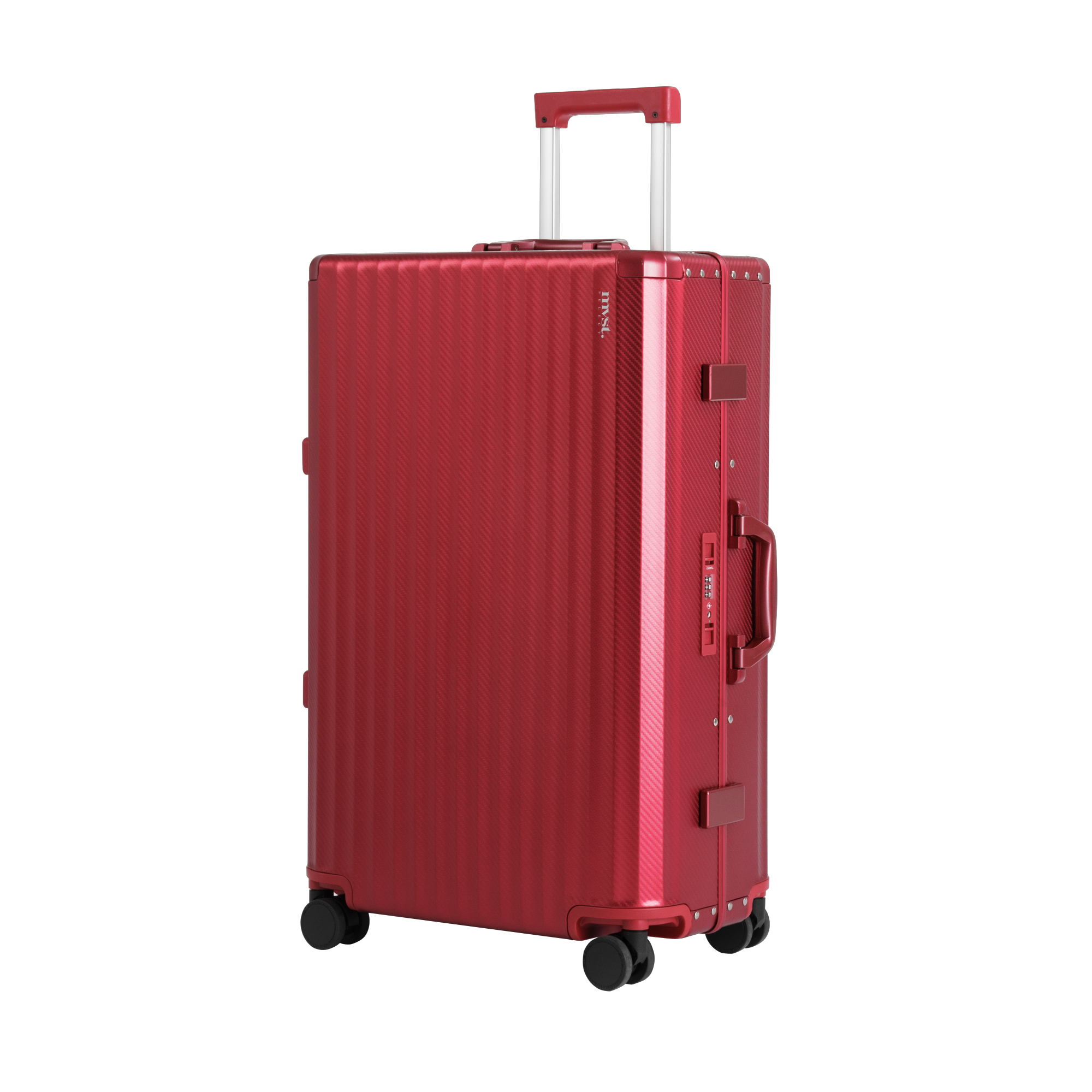 SPACE Aluminum Suitcase Red