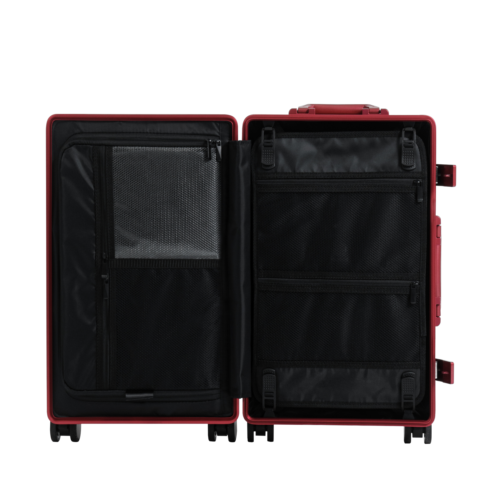 SPACE Aluminum Suitcase Red