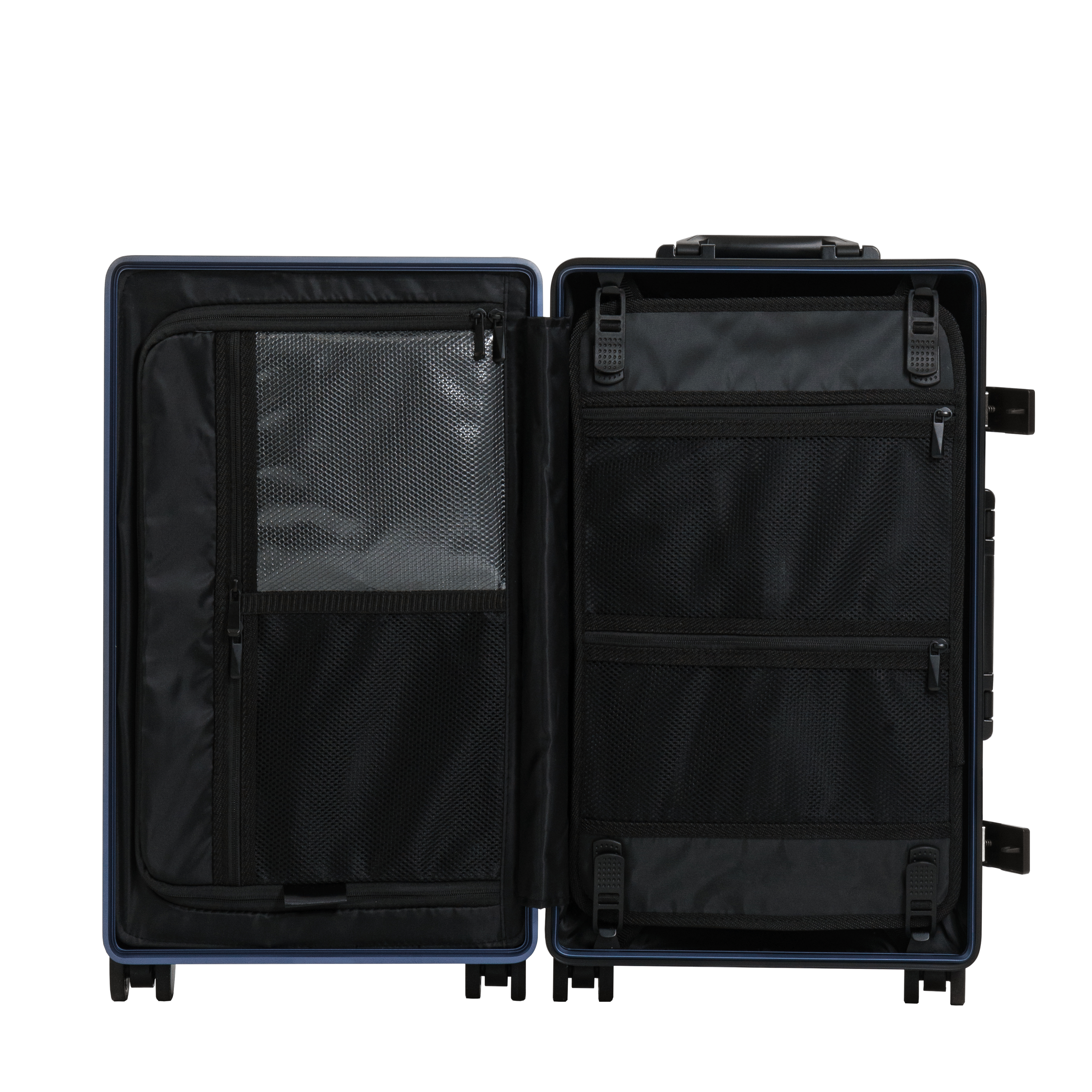 SPACE Aluminum Suitcase Navy MVST