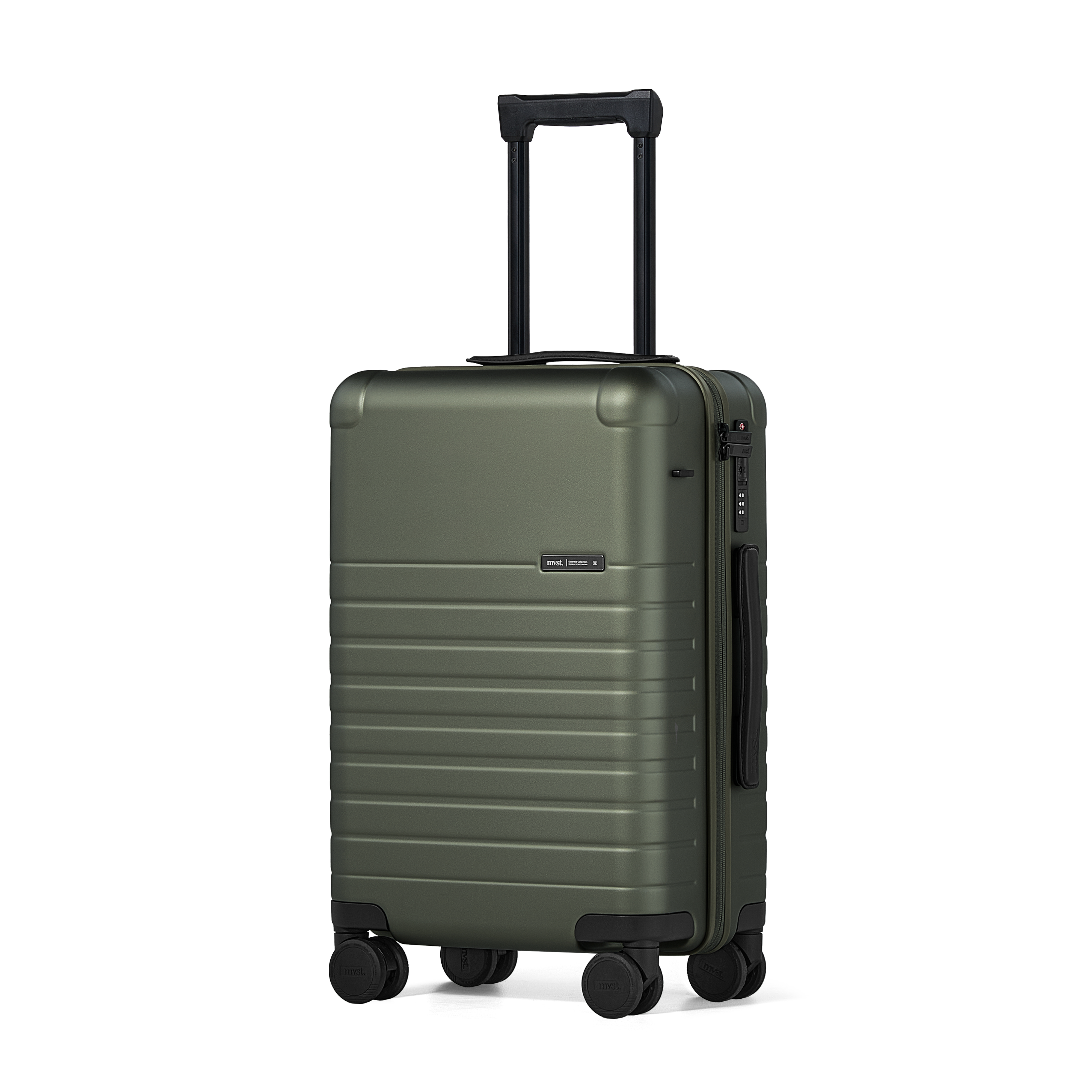 Essential Collection Suitcase Dark Olive Metallic MVST#size_Carry-On