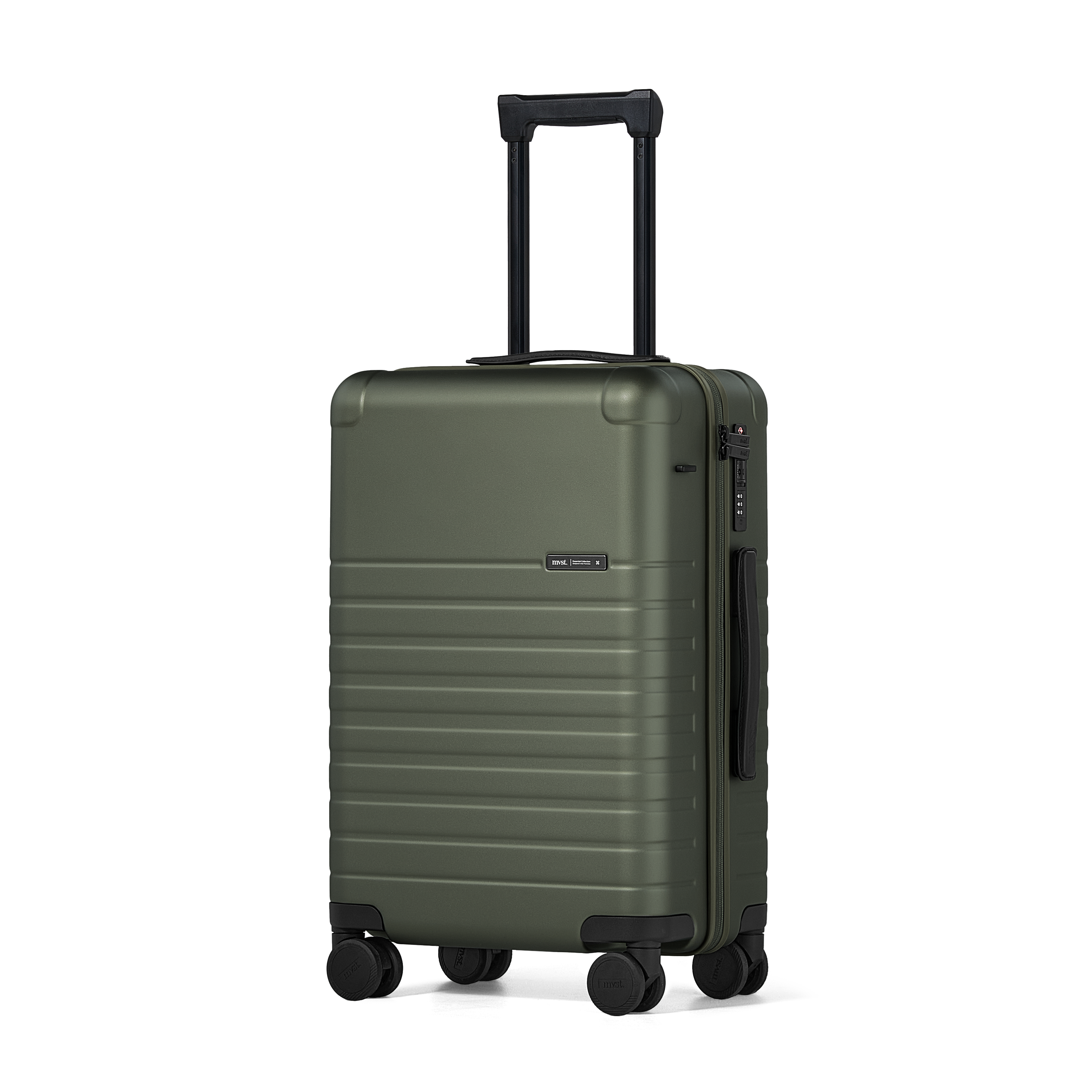 Essential Collection Suitcase Dark Olive Metallic MVST#size_Carry-On Plus