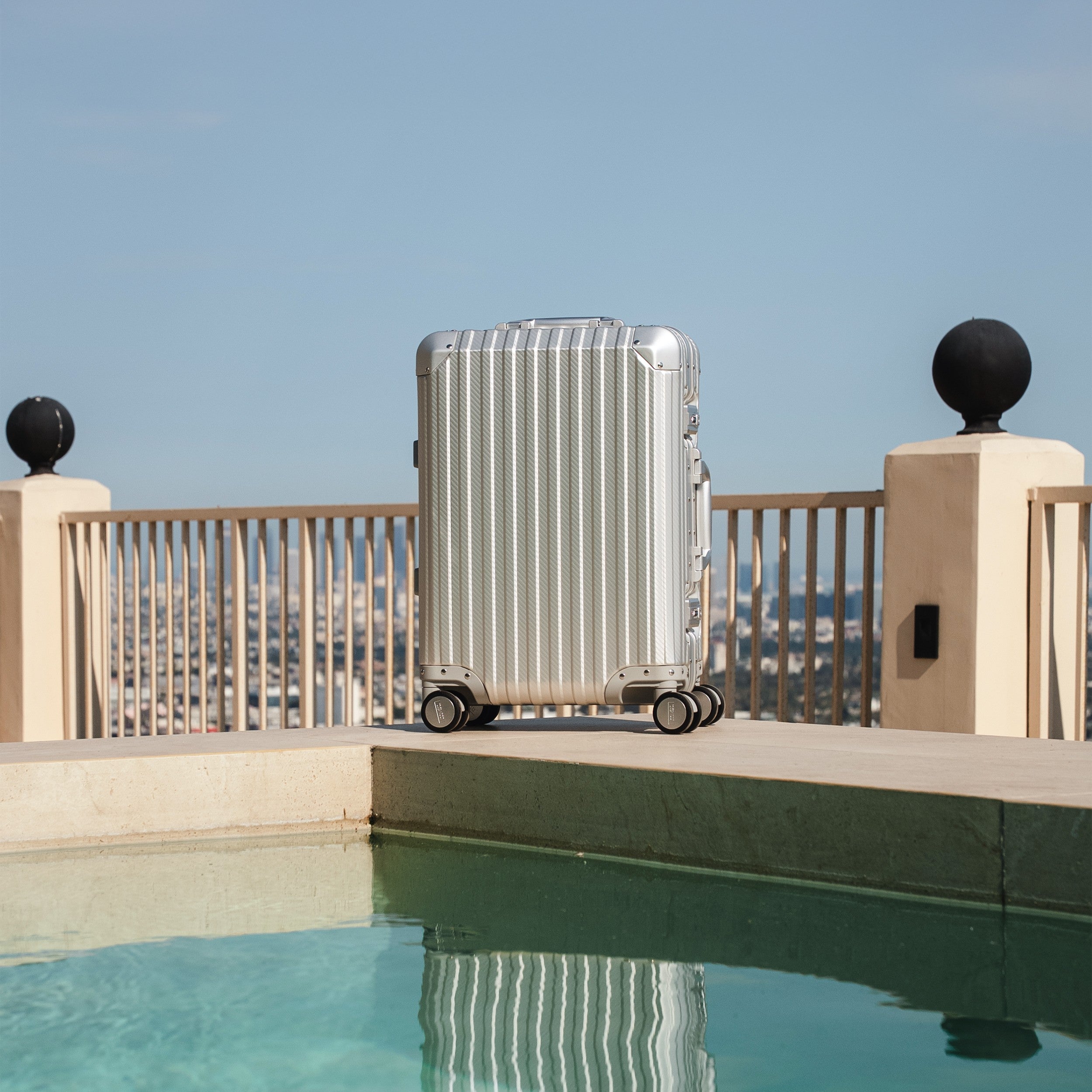 TREVA Valise Aluminium Argent