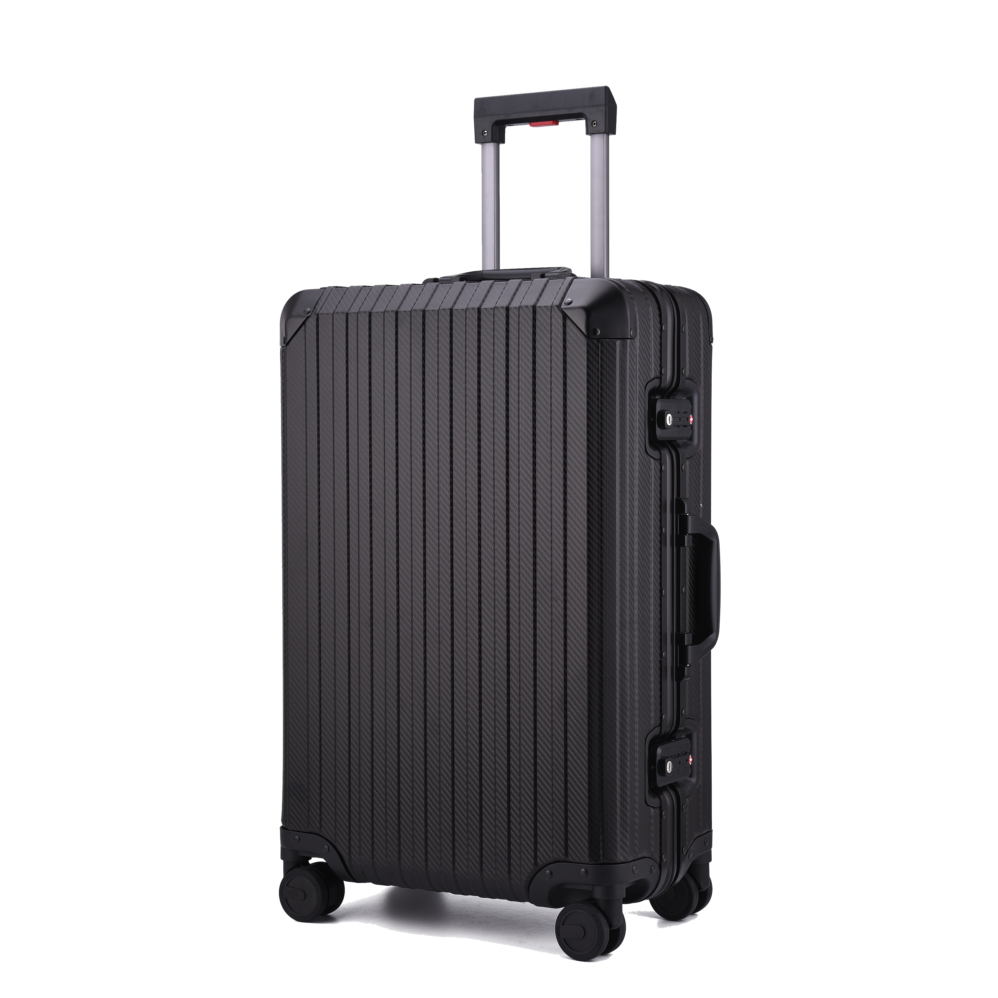 TREK Aluminum Suitcase Black MVST