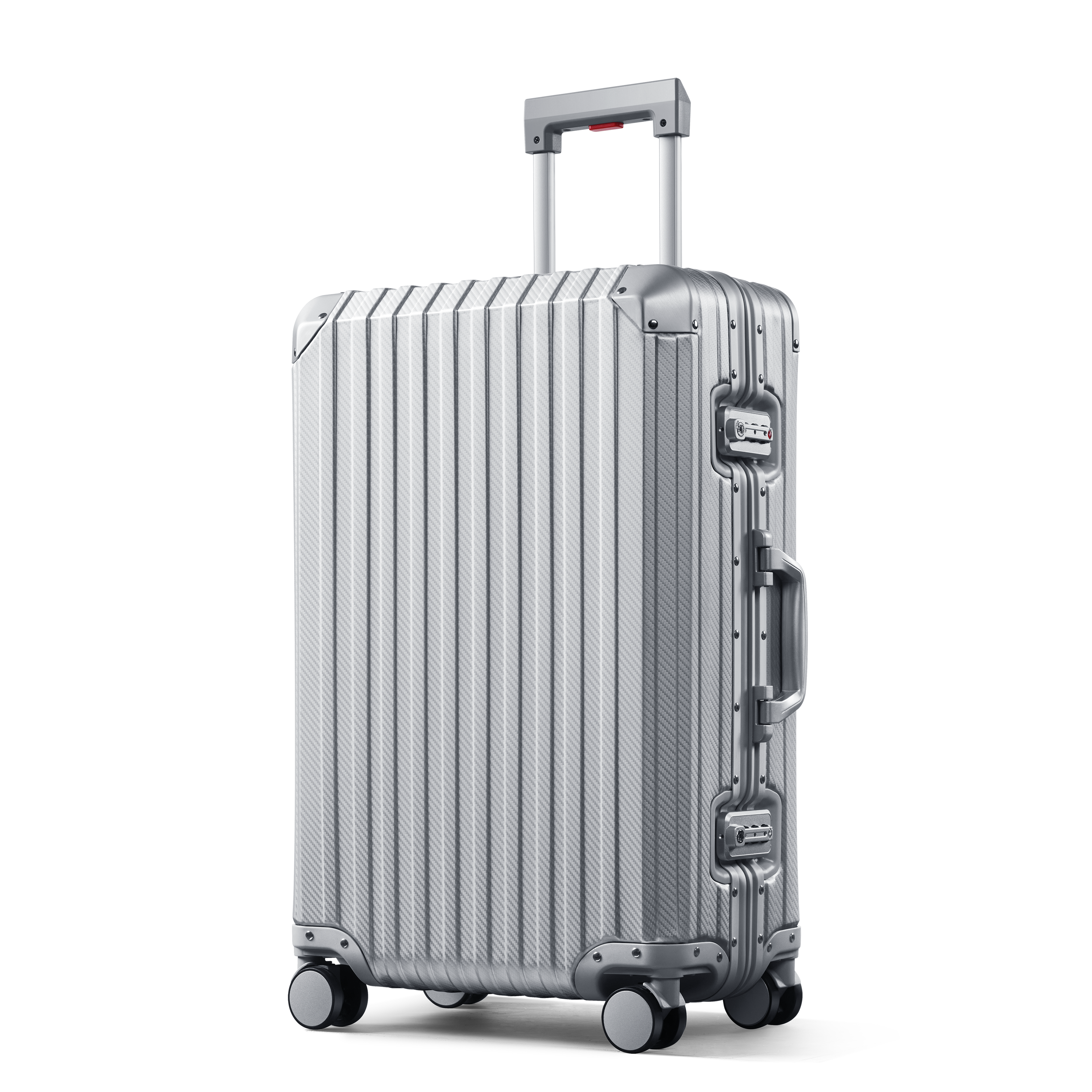 TREK Aluminum Suitcase Silver MVST