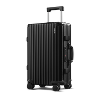 SPACE Aluminum Suitcase Black MVST
