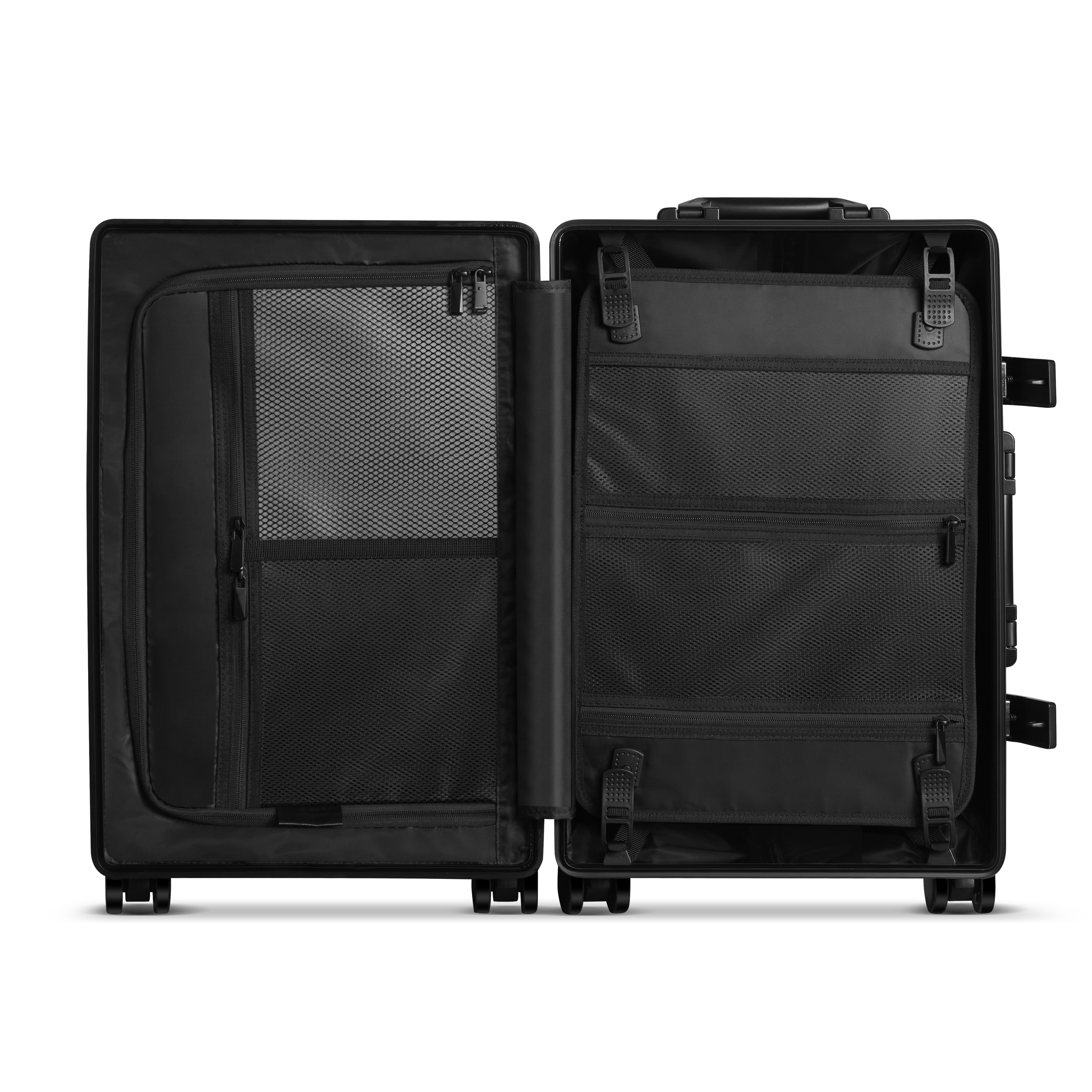 SPACE Aluminum Suitcase Black MVST