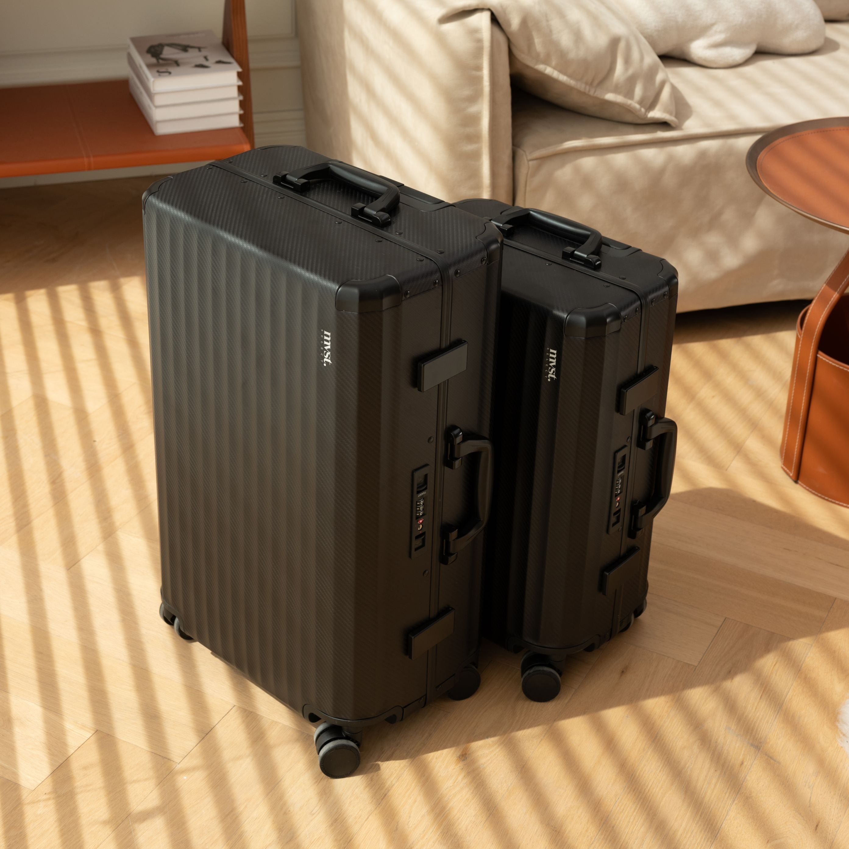SPACE Aluminum Suitcase Black MVST
