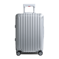 TREVA Aluminum Suitcase Silver