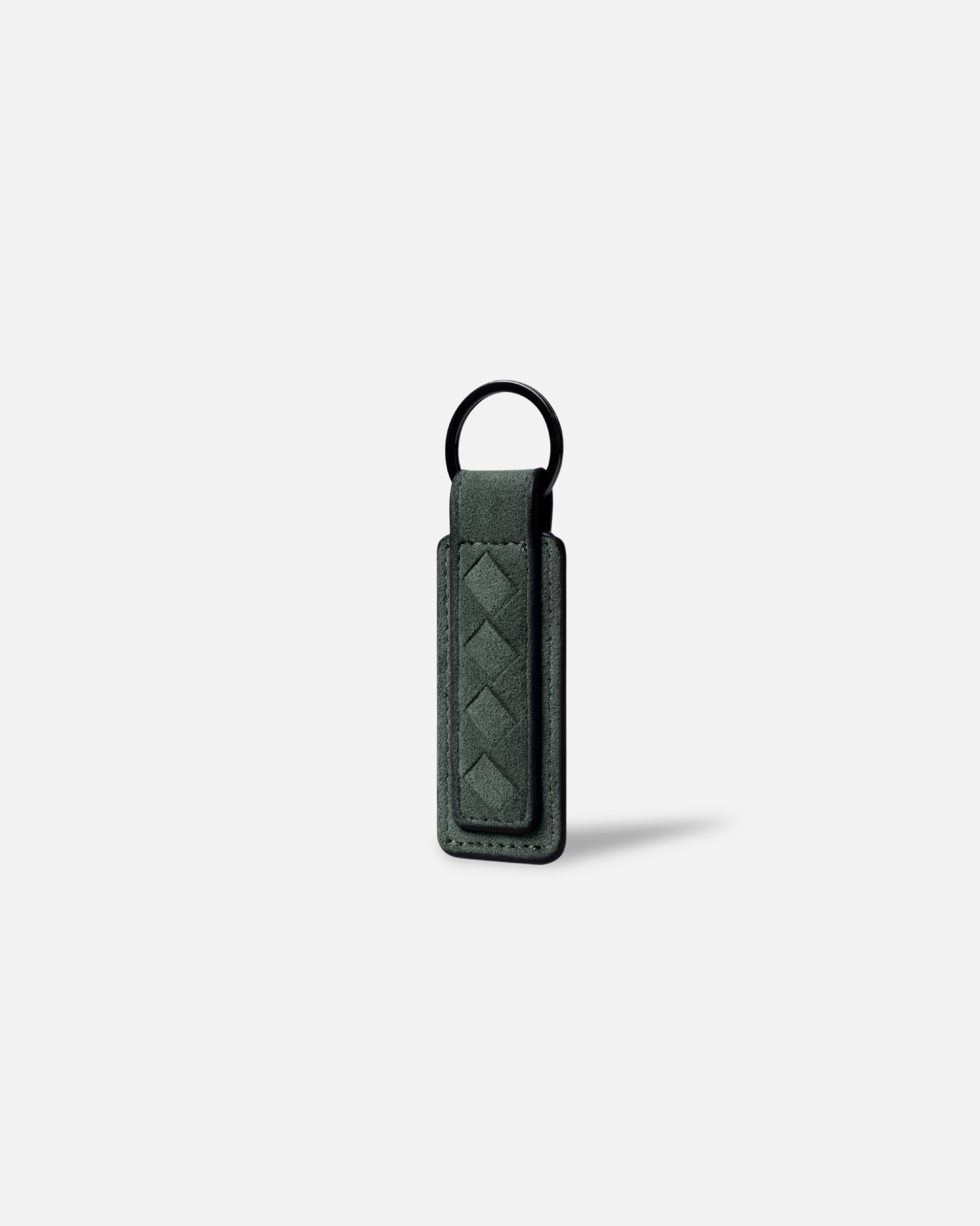 Alcantara Keychain Tag Green