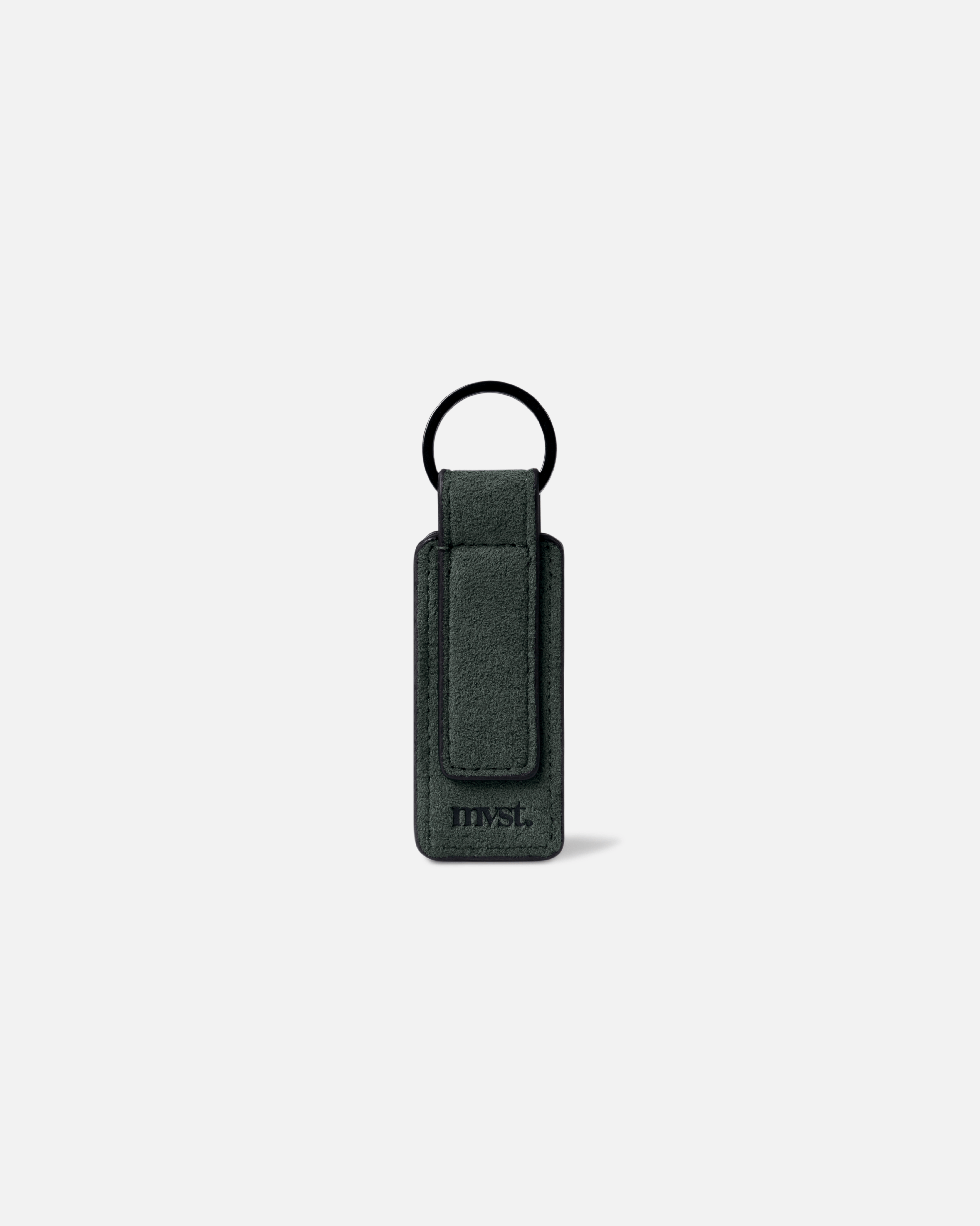 Alcantara Keychain Tag Green