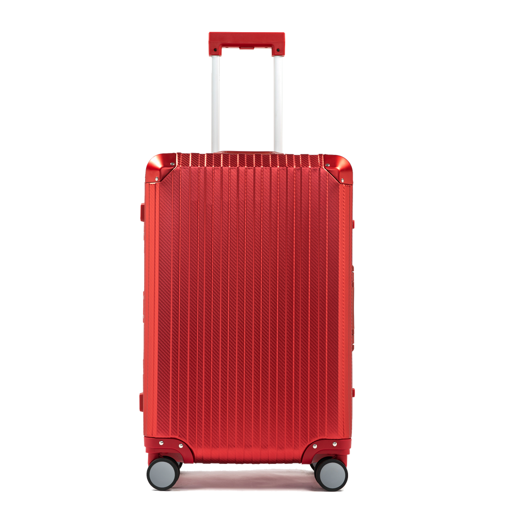TREK Aluminum Suitcase Red | MVST TREK Aluminum Suitcase Red | MVST