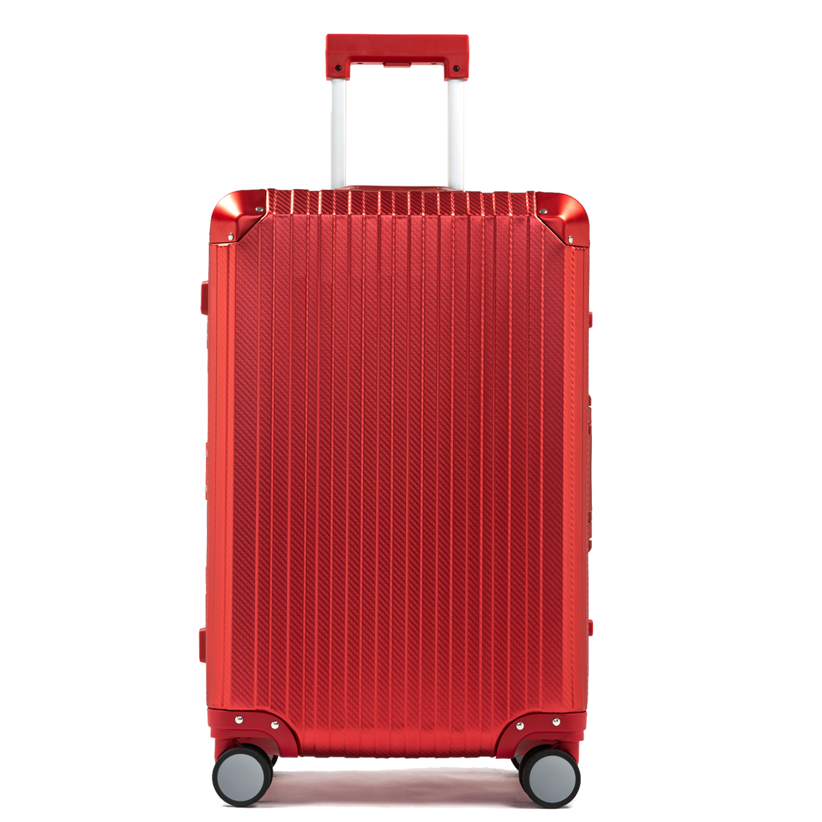 Red suitcase on sale