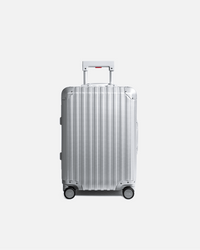TREVA Aluminum Suitcase Silver Carry-On