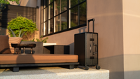 Carbon X 2.0 Carbon Fiber Suitcase Black