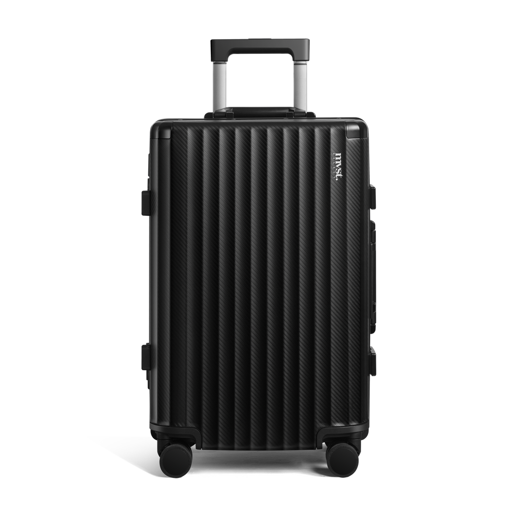 Black aluminum suitcase hot sale