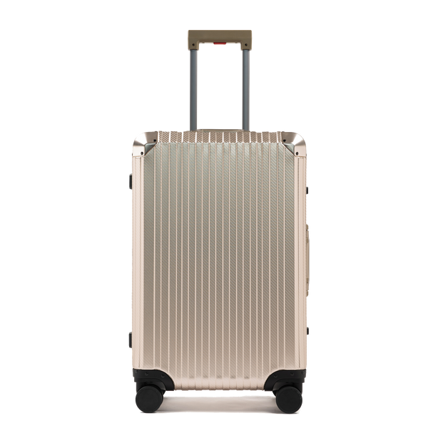 TREK Aluminum Suitcase Champagne | MVST