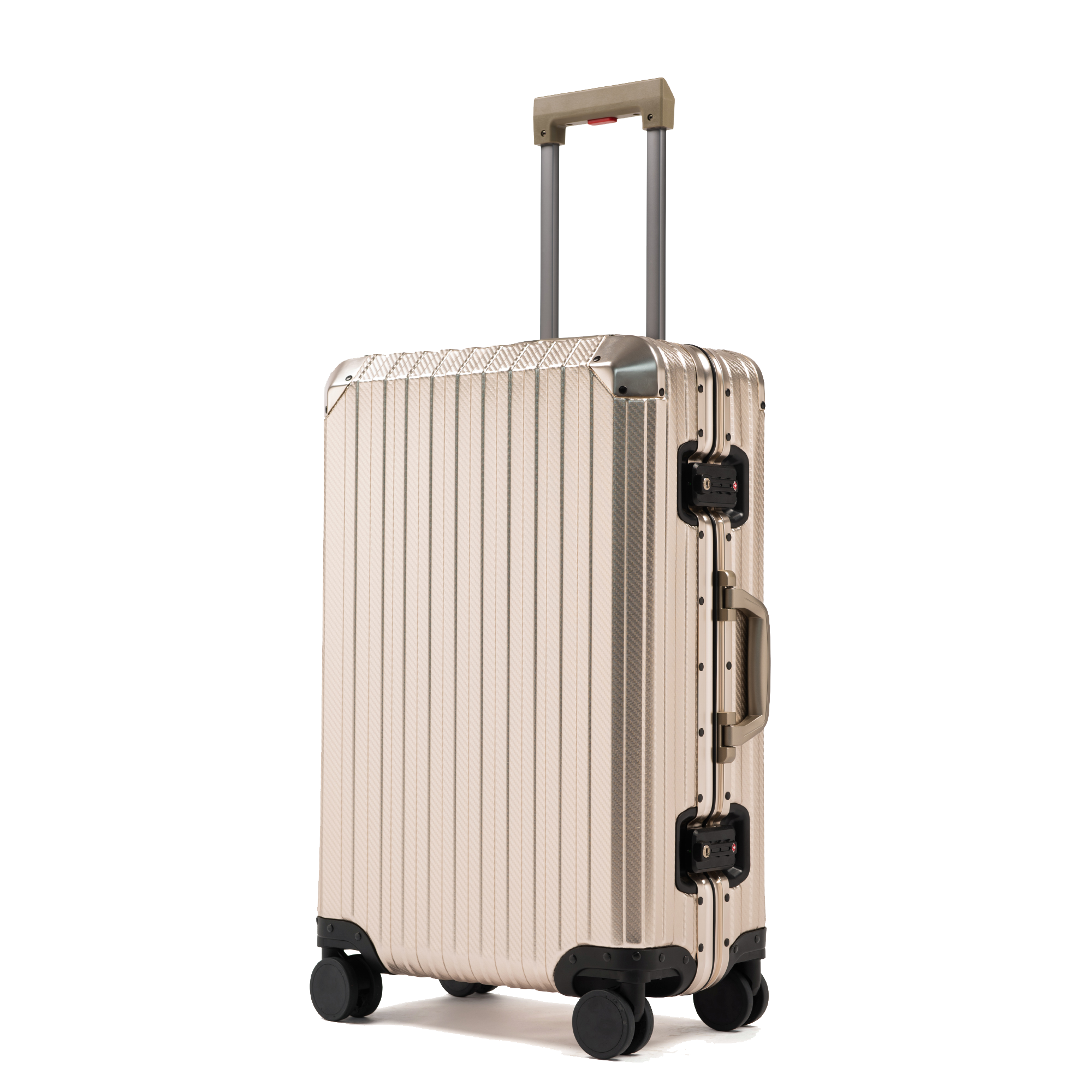 TREK Aluminum Suitcase Champagne MVST