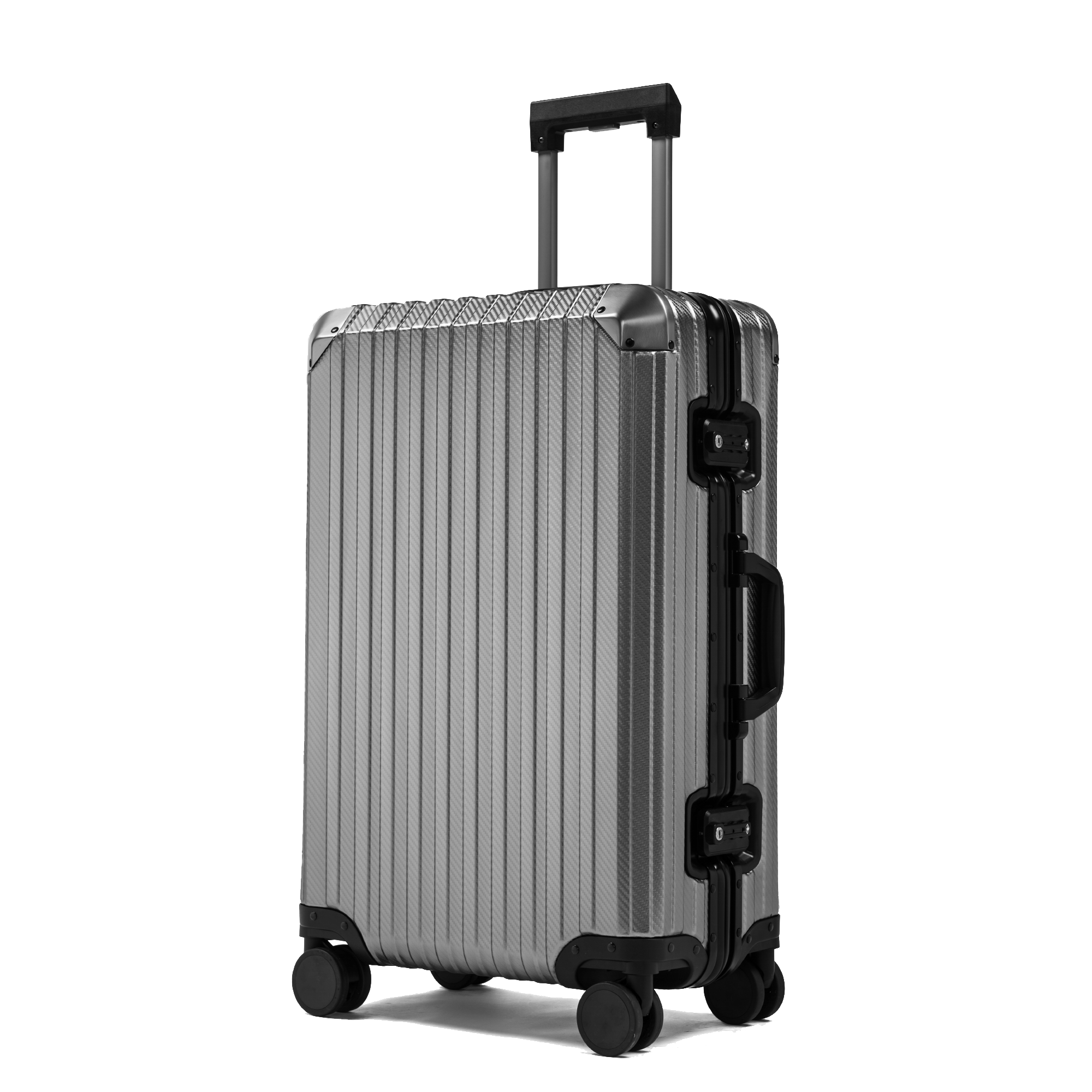 TREK Aluminum Suitcase Gunmetal MVST