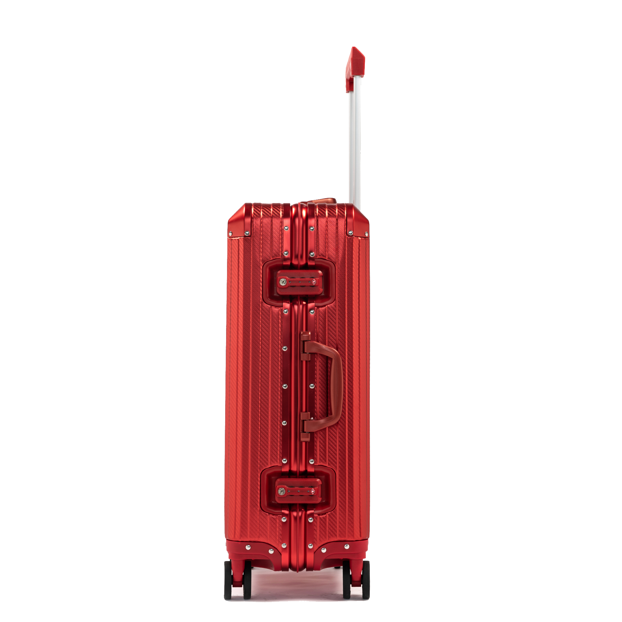 TREK Aluminum Suitcase Red MVST