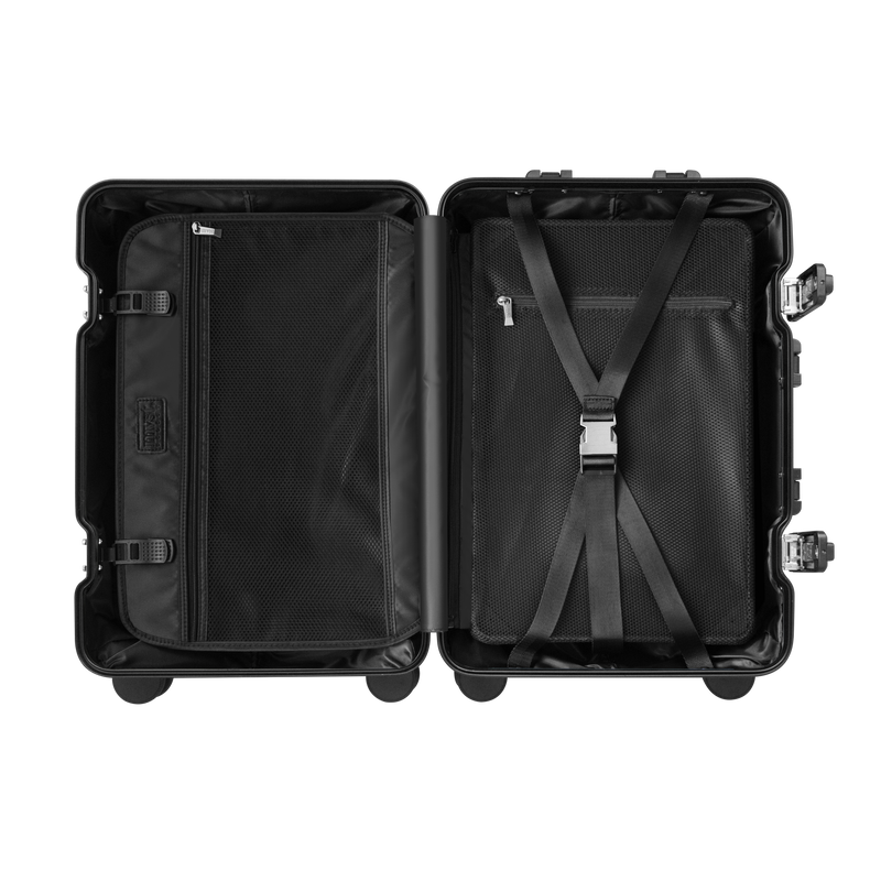 TREK Aluminum Suitcase Black MVST
