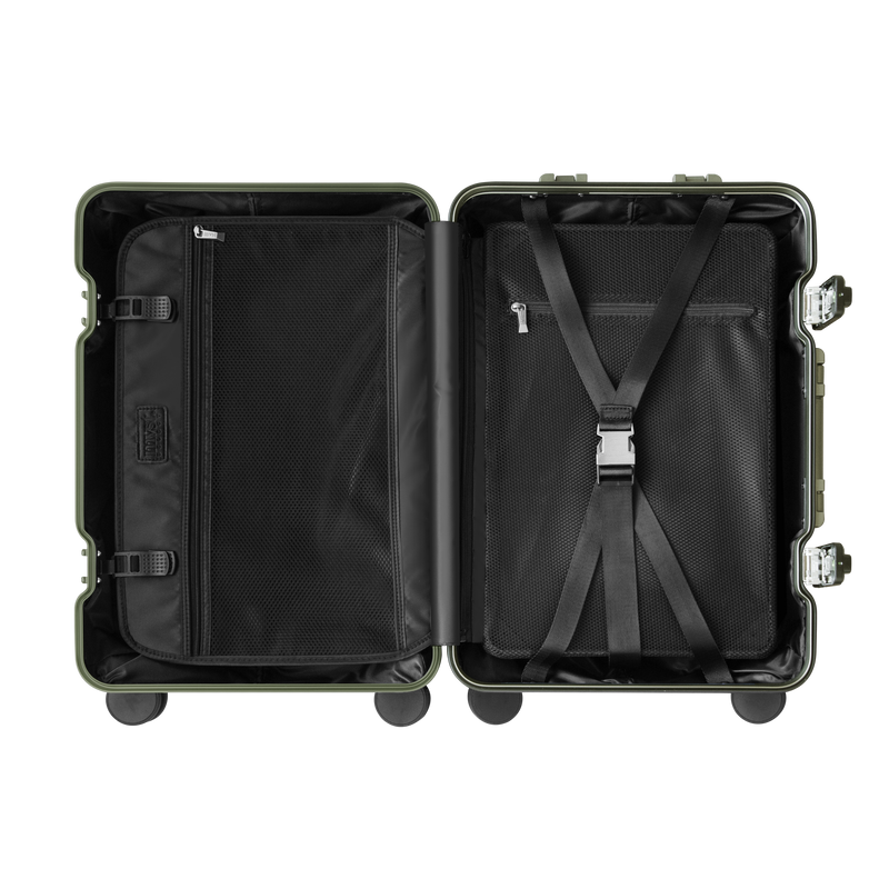TREK Aluminum Suitcase Army Green | MVST