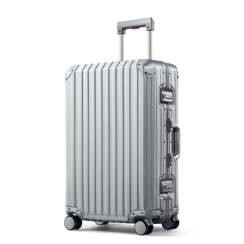 TREK Aluminum Suitcase Silver MVST